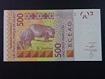 ZÁPADNÍ AFRIKA, TOGO, 500 Francs 2013 T, BNB. B120Tb, Pi. 819Tb