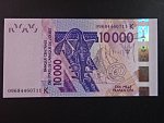 ZÁPADNÍ AFRIKA, SENEGAL, 10.000 Francs 2009 K, BNB. B124Kh, Pi. 718Kg