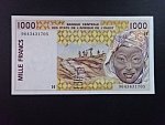 ZÁPADNÍ AFRIKA, NIGER, 1000 Francs 1996 H, BNB. B116Hf, Pi. 711Hf