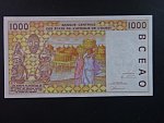 ZÁPADNÍ AFRIKA, SENEGAL, 1000 Francs 1992 K, BNB. B116Kb, Pi. 711Kb