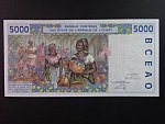 ZÁPADNÍ AFRIKA, POBŘEŽÍ SLONOVINY, 5000 Francs 2002 A, BNB. B118Al, Pi. 113Al
