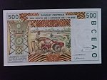 ZÁPADNÍ AFRIKA, POBŘEŽÍ SLONOVINY, 500 Francs 1999 A, BNB. B115Ai, Pi. 110Aj