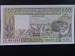 ZÁPADNÍ AFRIKA, TOGO, 500 Francs 1985 T, BNB. B111Tg, Pi. 806Th