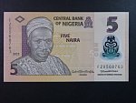 NIGÉRIE, 5 Naira 2022, BNB. B234n, Pi. 38m