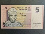 NIGÉRIE, 5 Naira 2006 6-ti místný číslovač, BNB. B230a, Pi. 32