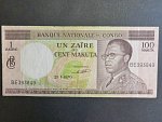 KONGO REPUBLIKA, 1 Zaire // 100 Makuta 1970, BNB. B209d, Pi. 12