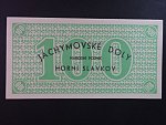 Jáchymovské doly n.p. Horní Slavkov, poukázka 100 K b.d. v zelené barvě