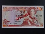 10 Pounds 2000 série NC 000000 anulát s přetiskem SPECIMEN, BNB. B122bs, Pi. 28