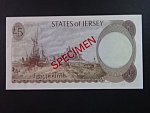 5 Pounds 1983 série JB 000000 anulát s přetiskem SPECIMEN, BNB. B112bs, Pi. 12