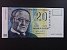 EVROPA-FINSKO - 20 Markkaa / Mark 1993 var. podpisů, BNB. B402a, Pi. 122