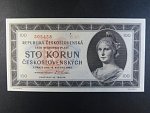100 Kčs 1945 série B 40 perf. 3md nad sebou