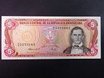 DOMINIKÁNA, 5 Pesos 1988, BNB. B648h, Pi. 118c