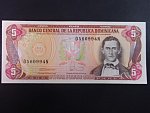 DOMINIKÁNA, 5 Pesos 1990, BNB. B649a, Pi. 131