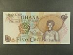 GHANA, 5 Cedis 1977, BNB. B116d, Pi. 15b