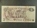 GHANA, 5 Cedis 1977, BNB. B116d, Pi. 15b