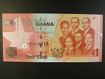 GHANA, 1 Cedis 2014, BNB. B145f, Pi. 37e