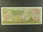 KOSTARIKA, 50 Colones 1988, BNB. B536b, Pi. 253
