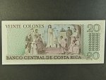 KOSTARIKA, 20 Colones 1972, BNB. B524b, Pi. 238a