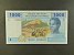 AFRIKA - STŘEDOAFRICKÉ STÁTY-ČAD, 1000 Francs 2002 C, BNB. B107Ca, Pi. 607Ca