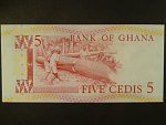 GHANA, 5 Cedis 1980, BNB. B120b1, Pi. 19