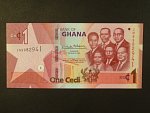 GHANA, 1 Cedi 2019, BNB. B155a, Pi. NL