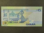 GHANA, 5 Cedis 2007, BNB. B146a Pi. 38