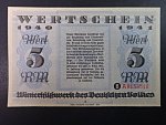 Winterhilfswerk 1934-1944 (Zimní pomoc), 5 RM 1940/1941 série A, Ro. 717, Grab. WHW-18