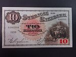 10 Kronor 1938 série R- var. podpisu, Pi. 34u