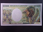 GABON, 10.000 Francs 1984, BNB. B206a, Pi. 7