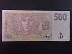 500 Kč 1997 série D 48, vzácná série z II.desky