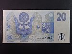 20 Kč 1994 série B 06 proužek vpravo