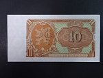 10 Kčs 1953 série BR, tiskárna Goznak Moskva, perf. 3md do obloučku