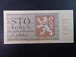 100 Kčs 24.10.1951 nevydaná, série A 09, původní exemplář