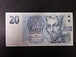 20 Kč 1994 série B 29 proužek vlevo