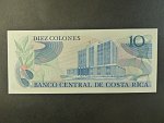 KOSTARIKA, 10 Colones 21. 8. 1985, BNB. B523r, Pi. 237b