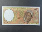 STŘEDOAFRICKÉ STÁTY-STŘEDOAFRICKÁ REPUBLIKA, 2000 Francs 1999, BNB. B103Ff, P303Ff