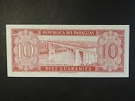 PARAGUAY, 10 Guaranies 1952 varianta podpisu 1, BNB. B812b, Pi. 196a