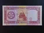 TURKMENISTÁN, 10 Manat 2009, BNB. B217a, Pi. 24