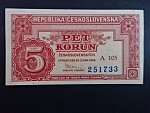 5 Kčs 1949 série A 105