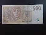 500 Kč 2009 série E 16 žlutý papír