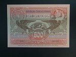500 Kčs 1919 série 001 000066 novotisk vydaný STC pro město Ivančice ke 160.výročí narození Alfonse Muchy v Ivančicích