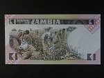 ZAMBIE, 1 Kwacha 1980, BNB. B124a, Pi. 23