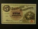 5 Kronor 1952 var. podpisu 8, Pi. 33ai