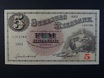 5 Kronor 1952 var. podpisu 10, Pi. 33ai