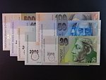 sada bankovek 20 - 5000 Sk 2000 s přítiskem Bi-milénium