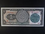 MEXIKO, 1 Peso 17-VII-1970, se známkou, BNB. B616k, Pi. 59
