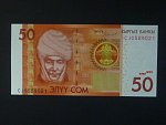 KYRGYSTÁN, 50 Som 2016, BNB. B228a, Pi. 25b