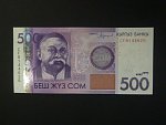 KYRGYSTÁN, 500 Som 2016, BNB. B231a, Pi. 28b