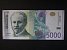 EVROPA-SRBSKO - 5000 Dinara 2016, série ZA Replacement, BNB. B422az, Pi. 62