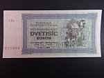2000 K 1945 série 2 En, perf. SPECIMEN dole, poloha vodoznaku A